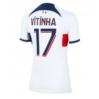 Dámy Fotbalový dres Paris Saint-Germain Vitinha Ferreira #17 2023-24 Venkovní Krátký Rukáv